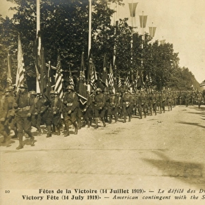 American victory parade, First World War