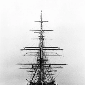 The Amerigo Vespucci, Italian tall ship, at Torbay, Devon