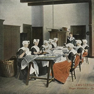 Amsterdam Burger Weeshuis (Orphanage) - Sewing Lessons