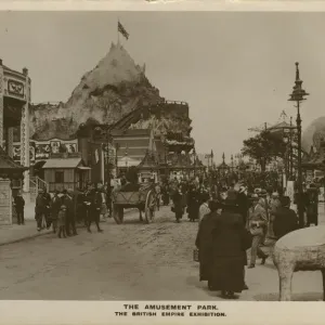 The Amusement Park, British Empire Exhibition, Wembley, Brent, London, England The Amusement Park, British Empire Exhibition, Wembley, Brent, London, England