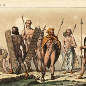 Ancient Germanic warriors