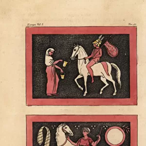 Ancient Greek method of riding a horse bareback