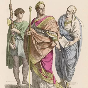 Ancient Romans -- Lictor, Emperor and Nobleman