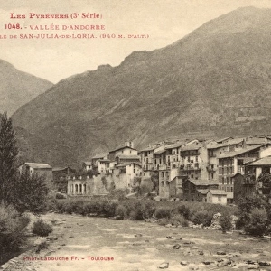 Andorra - General view of San-Julia-de-Loria