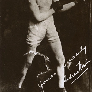 Andrew Newton Jnr, World Champion middleweight boxer