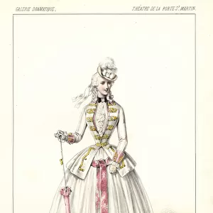 Angelina Grave as the Countess in Le Docteur Noir, 1846