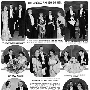 The Anglo-Finnish Dinner, 1936