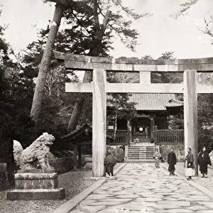 Ankokuden, Zozoji temple, Tokyo, Japan, 1870s