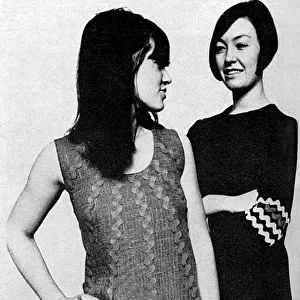 Anne Ballantyne and Rosemary Flegg, 1960s fashions