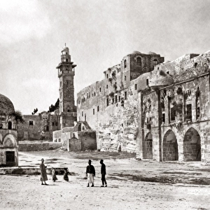 Antonia Tower, Jerusalem, Palestine (Israel) circa 1880s