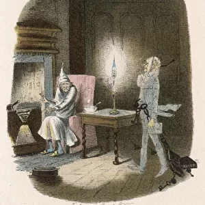 Apparitions: Scrooge and the ghost of Jacob Marley