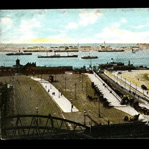 Approach to Liverpool landing stage
