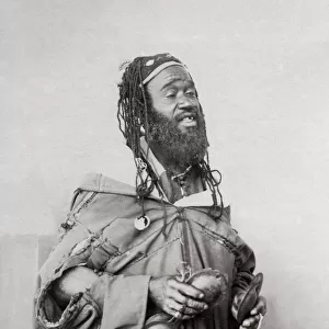 Arab singer, Morocco, c. 1900