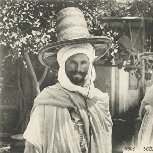 Two Arabian men in fabulous hats - Algeria