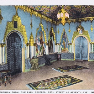 The Arabian Room in the Park Central Hotel, New York, 1930s