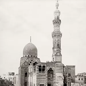 Architectural view in old Cairo, Egypt, c. 1870 s