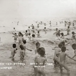 Ardwick Green Industrial School, Manchester - Camp Bathing