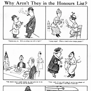 Why aren t they in the Honours List? H. M Bateman WW1 cartoon