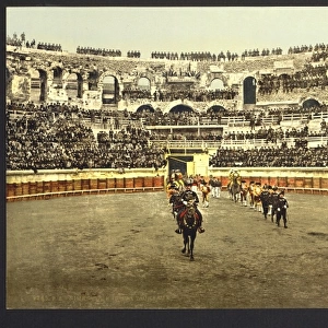 The arena, bull ring, Nimes, France