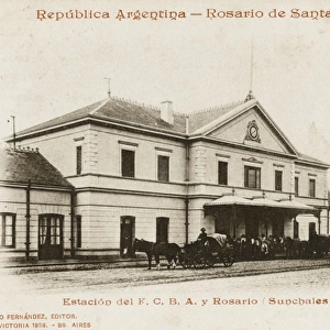 Argentina - Rosario Railway Station (exterior)