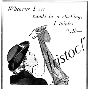 Aristoc WWII stockings advertisement - rayon