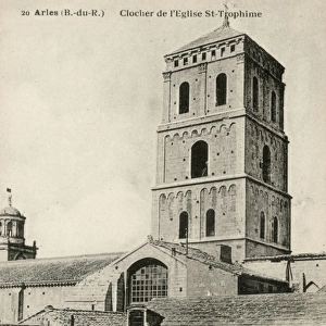 Arles, France - Belfry of the Church of St Trophime