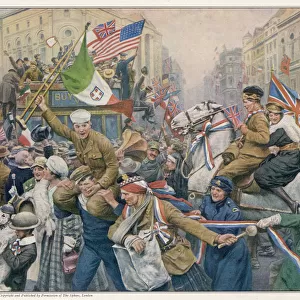 Armistice Day celebrations 1918