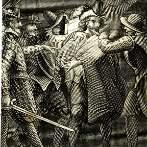Arrest of Guy Fawkes - 18th century engraving