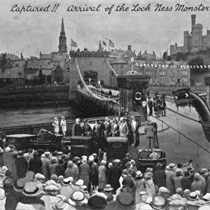 The arrival of the Loch Ness Monster at Inverness