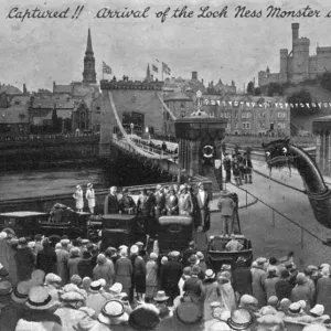 The arrival of the Loch Ness Monster at Inverness