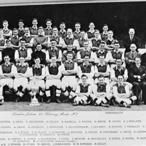 Arsenal Football Club team and officials 1948-1949