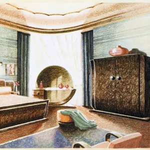 Art deco bedroom