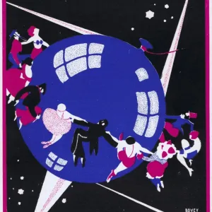 Une couverture Art déco pour Theatre World, avril 1926. Une couverture Art déco pour Theatre World, avril 1926.