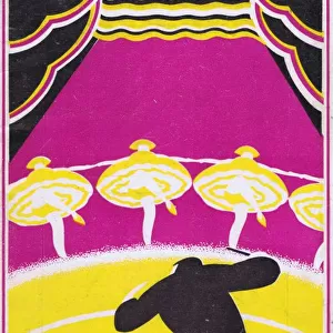 Art deco cover for Theatre World, December 1925