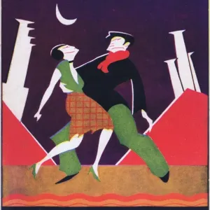 Art deco cover for Theatre World, March 1925 Art deco cover for Theatre World, March 1925