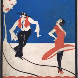 Couverture Art déco pour Theatre World, mai 1925. Couverture Art déco pour Theatre World, mai 1925.