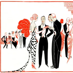 Art deco illustration by Fish, 1923