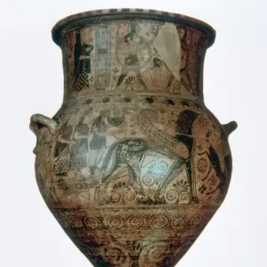 Art greek. Archaic. Amphora of Melos. 7th BC century. Nation