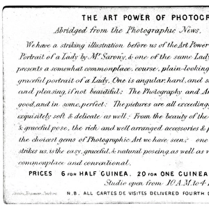 The Art Power of Photography