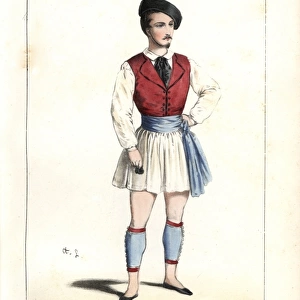 Arthur Saint-Leon in the ballet Le Lutin de