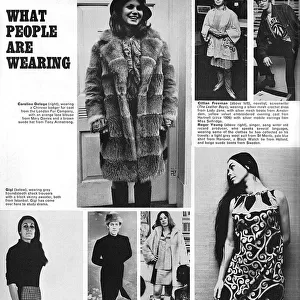 An article entitled What People are Wearing which features a Chinese badger fur
