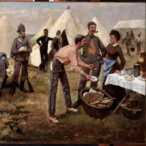The Artists Rifles in Camp, 1884