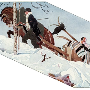 Ascending ski slope 1931