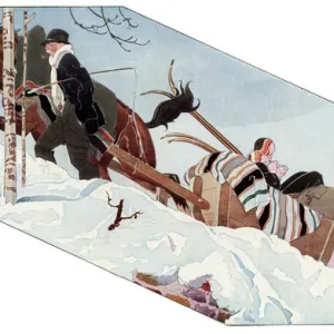 Ascending ski slope 1931