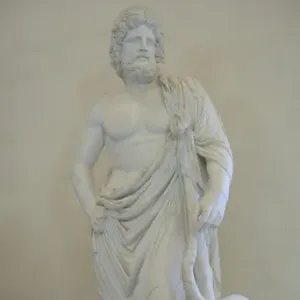 Asclepius, 4th c. BC, Marble Sculpture from Epidaurus. Art