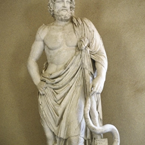 Asclepius. 4th c. BC. Classical Greek art. Sculpture