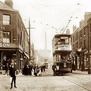 Ashton-under-Lyne Old Square early 1900s