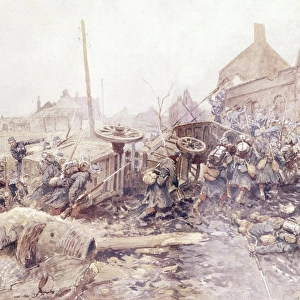 Assault of Vermelles, northern France, WW1
