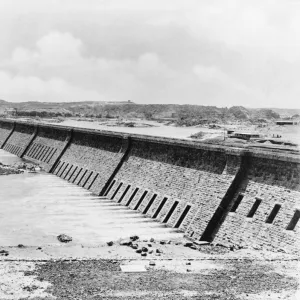 Aswan Dam from downstream