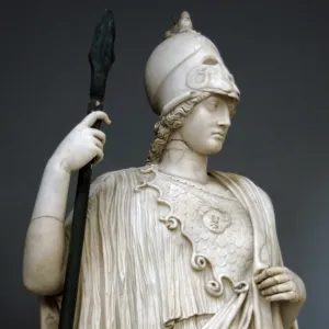 The Athena Giustiniani. Roman copy of a Greek statue of Pall